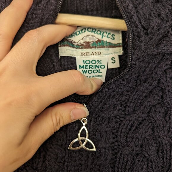 Aran Craft 100% Wool Tunic - Picture 3 of 5